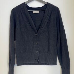 Everlane ReCashmere Cardigan Size M Black